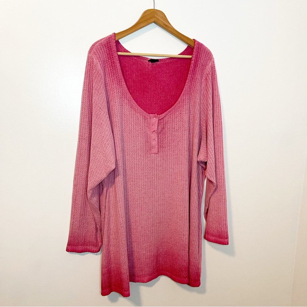 TORRID Thermal Pink Hombre Top Size 6 #100